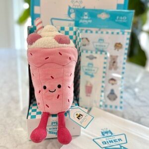 Jellycat Bubecca Milkshake Plush FAO NYC NWT Authentic